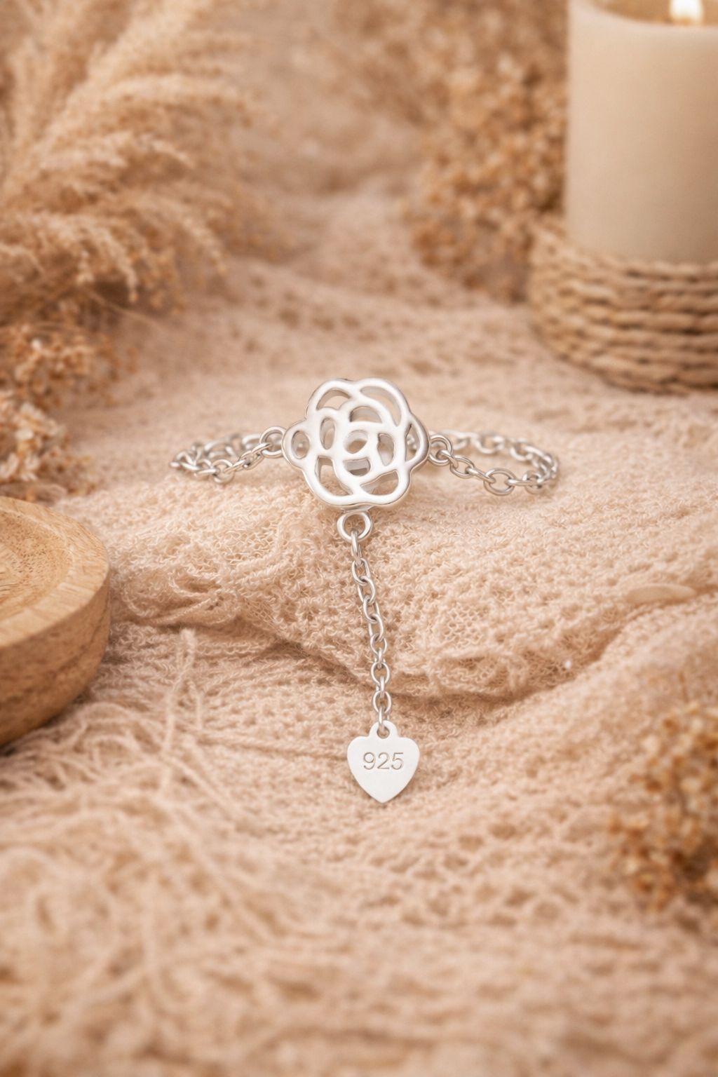 Anillo Dua - Ajustable con cadena