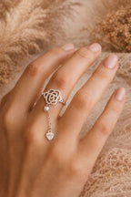 Anillo Dua - Ajustable con cadena